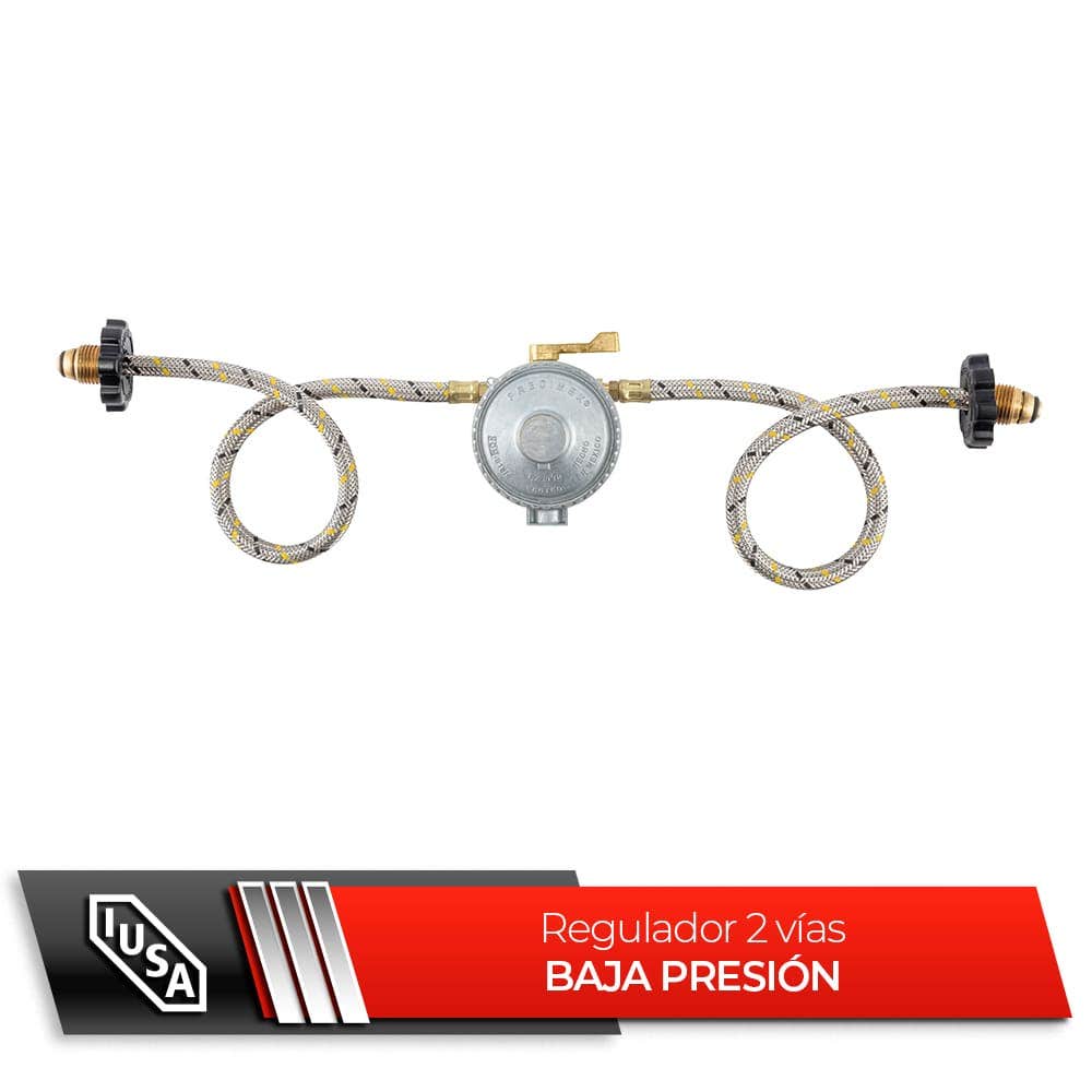 IUSA - Regulador de gas L.P. 2 vías baja presión modelo 2001 A2VBF