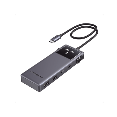 UGREEN - Hub USB-C / 6 Puertos / USB 3.2 10 Gbps / HDMI 4K@60Hz / PD 100W / Indicadores LED