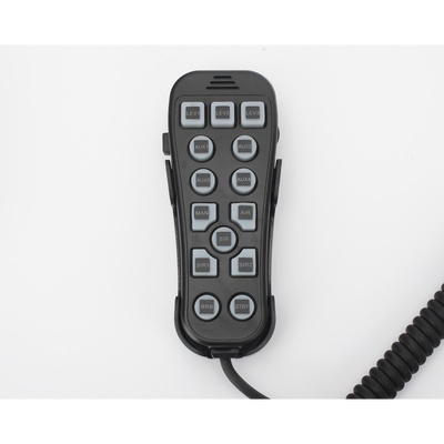 ECCO - Sirena Vehicular H2 Covert ™ de 200W de Potencia, Con Controlador Unimando de 14 Botones Para Control de Tonos, 7 Salidas Auxiliares y Micrófono