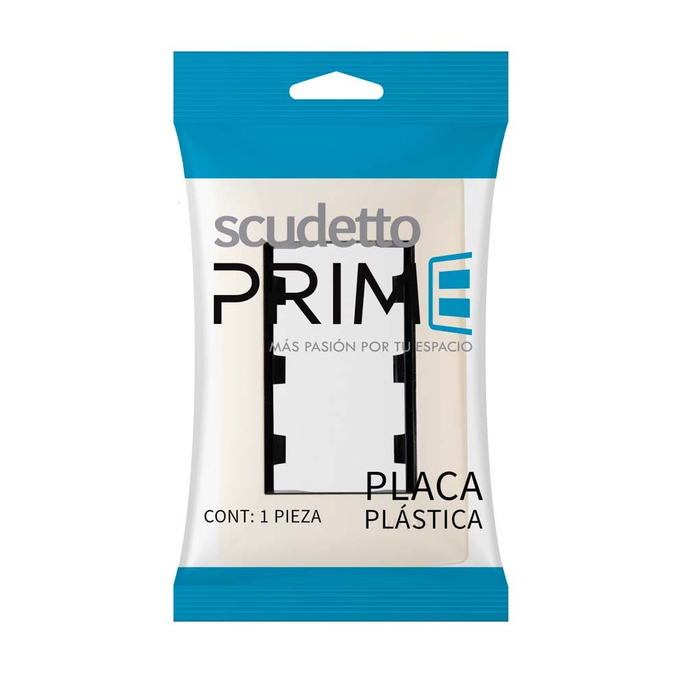 IUSA - Placa scudetto de 3 ventanas color marfil