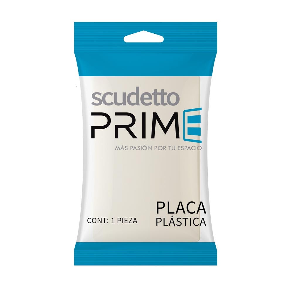 IUSA - Placa ciega Scudetto color marfil