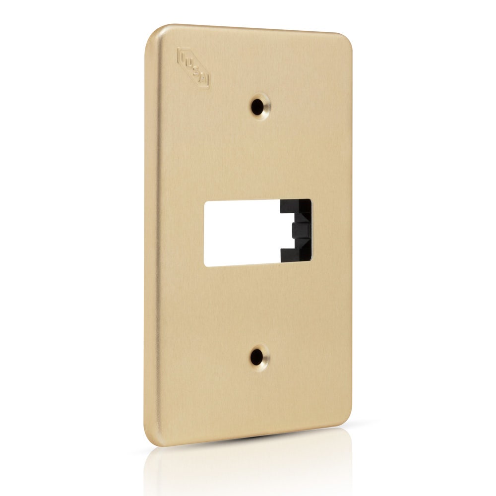IUSA - Placa tradizione de aluminio, 1 ventana