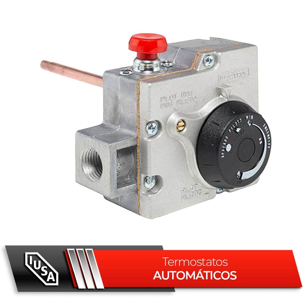 IUSA - Termostato automático para calentador 1/2" NPT-3/16" (24UNS)