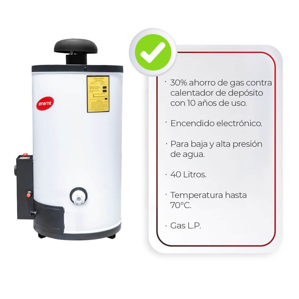 IUSA - Calentador de depósito Enerhit 40 L