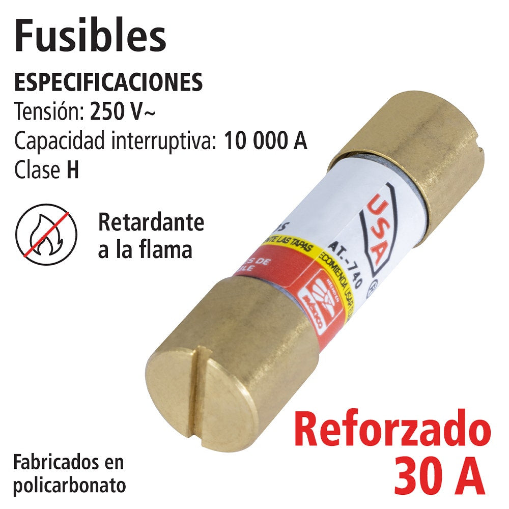 IUSA - Fusible reforzado corriente 30 a IUSA