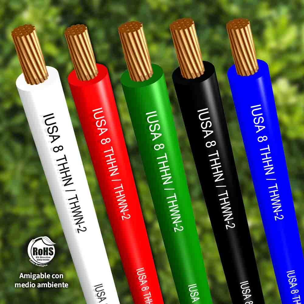 IUSA - Cable THW-LS/THHW-LS CE RoHS 14 AWG IUSA, en caja color blanco