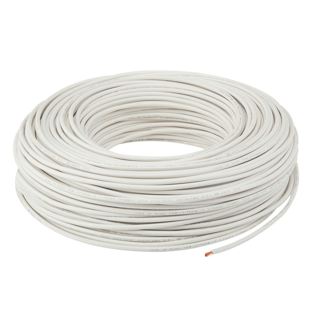 IUSA - Cable THW-LS/THHW-LS CE RoHS 10 AWG IUSA, en caja color blanco