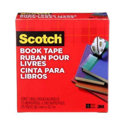 3M - Cinta 3M Book Tape 0.038x13Mts
