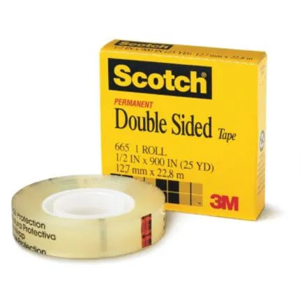 3M - Cinta Scotch 3M Doble Cara 0.12x33m