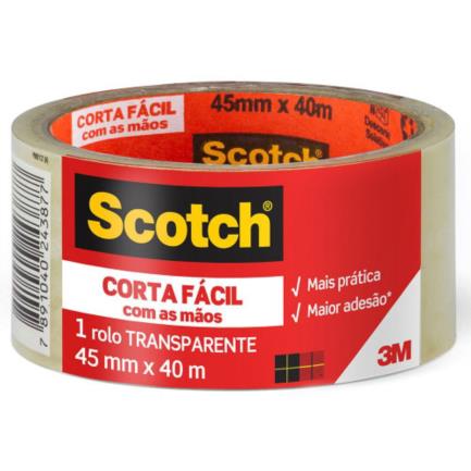 3M - Cinta Sctoch 3m Adhesiva Corta Fácil 45mmx40m