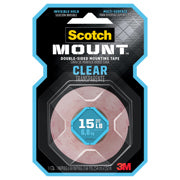 3M - Cinta de Montaje 3M Modelo 410HDC Transparente 25.4 mm x 1.5 m