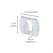 3M - Clips para Luces 3M Command 4 Transparentes