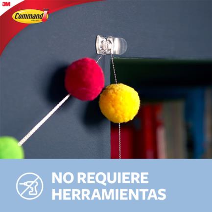 3M - Clips para Luces 3M Command 4 Transparentes