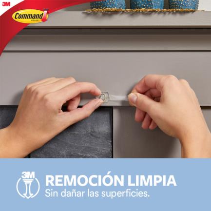 3M - Clips para Luces 3M Command 4 Transparentes