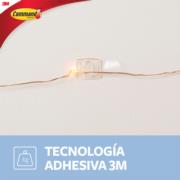 3M - Clips para Luces 3M Command 4 Transparentes