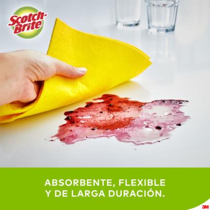 3M - Paño Secatodo 3M Scotch Brite 33cmx44cm 1 Pack