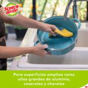 3M - Mi Fibra Esponja 3M Scotch Brite Mediana Paq C/12