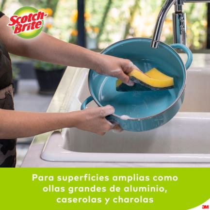 3M - Mi Fibra Esponja 3M Scotch Brite Mediana Paq C/12