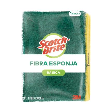 3M - Mi Fibra Esponja 3M Scotch Brite Mediana Paq C/12
