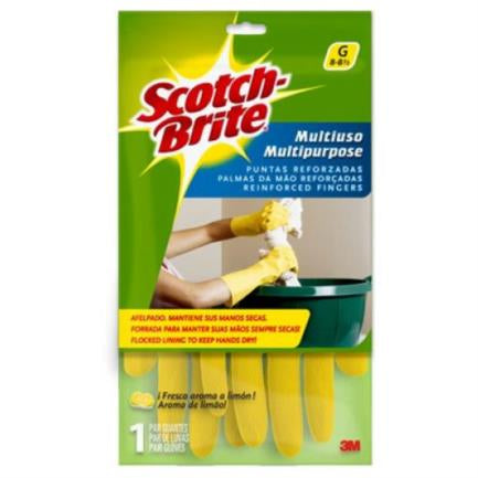 3M - Guante Multiusos 3M Scotch Brite 8 - 8 1/2 Med/Gde 1 Pza