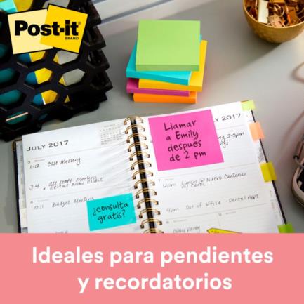 3M - Notas Adhesivas 3M Post-It 2018 3x3 Cubo Color Pastel 400 Hojas
