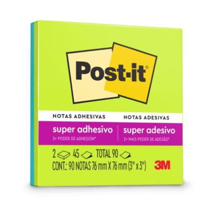 3M - Notas Adhesivas 3M Post It 3x3 Style 90 Notas
