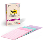 3M - Block 3M Post-it Raya Super Sticky Pastel 4x6 pulg (10.16X15.24 cms) block c/45 paq c/4 Blocks