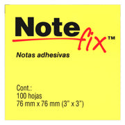 3M - Notas Adhesivas 3M Notefix 3x3 Colores Neon Paq/100 Hjs