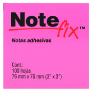 3M - Notas Adhesivas 3M Notefix 3x3 Colores Neon Paq/100 Hjs