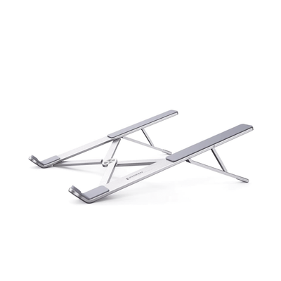 UGREEN - Soporte Portátil de Aluminio para Laptop / Amplia Compatibilidad de 11-17.3" / Ajuste de Altura 46.5 mm-136.5 mm / Capacidad de carga de 5 kg / Diseño Plegable / Material de Aleación de Aluminio + Silicona.