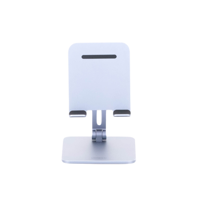 UGREEN - Soporte de Aluminio para IPad & Tablet | Plegable |Angulo Ajustable de 180° y 270° | Base Antideslizante | Protección  de Silicona | Amplia Compatibilidad con dispositivos de 7.9'' a 12.9'' | Aluminio Solido | Color Gris