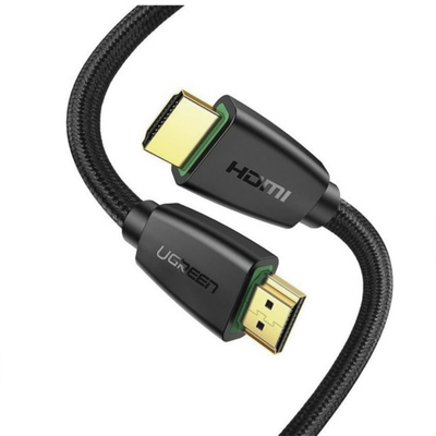 UGREEN - Cable HDMI 2.0 de Nylon Trenzado / 2 Metros (6.56 Pies) / 4K@60Hz / HDR / 3D / HEC (Canal Ethernet HDMI) / ARC (Canal de Retorno de Audio) / Color Profundo de 48 Bits / Audio de 32 Canales / HDCP 2.2 / Audio DTS: X / 18 Gbps / Blindaje de 4 Capas