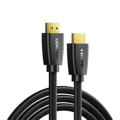 UGREEN - Cable HDMI 2.0 de Nylon Trenzado / 2 Metros (6.56 Pies) / 4K@60Hz / HDR / 3D / HEC (Canal Ethernet HDMI) / ARC (Canal de Retorno de Audio) / Color Profundo de 48 Bits / Audio de 32 Canales / HDCP 2.2 / Audio DTS: X / 18 Gbps / Blindaje de 4 Capas