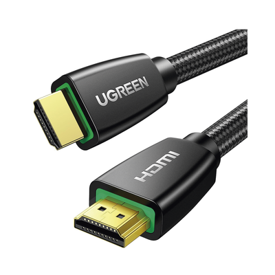 UGREEN - Cable HDMI 2.0 de Nylon Trenzado / 2 Metros (6.56 Pies) / 4K@60Hz / HDR / 3D / HEC (Canal Ethernet HDMI) / ARC (Canal de Retorno de Audio) / Color Profundo de 48 Bits / Audio de 32 Canales / HDCP 2.2 / Audio DTS: X / 18 Gbps / Blindaje de 4 Capas