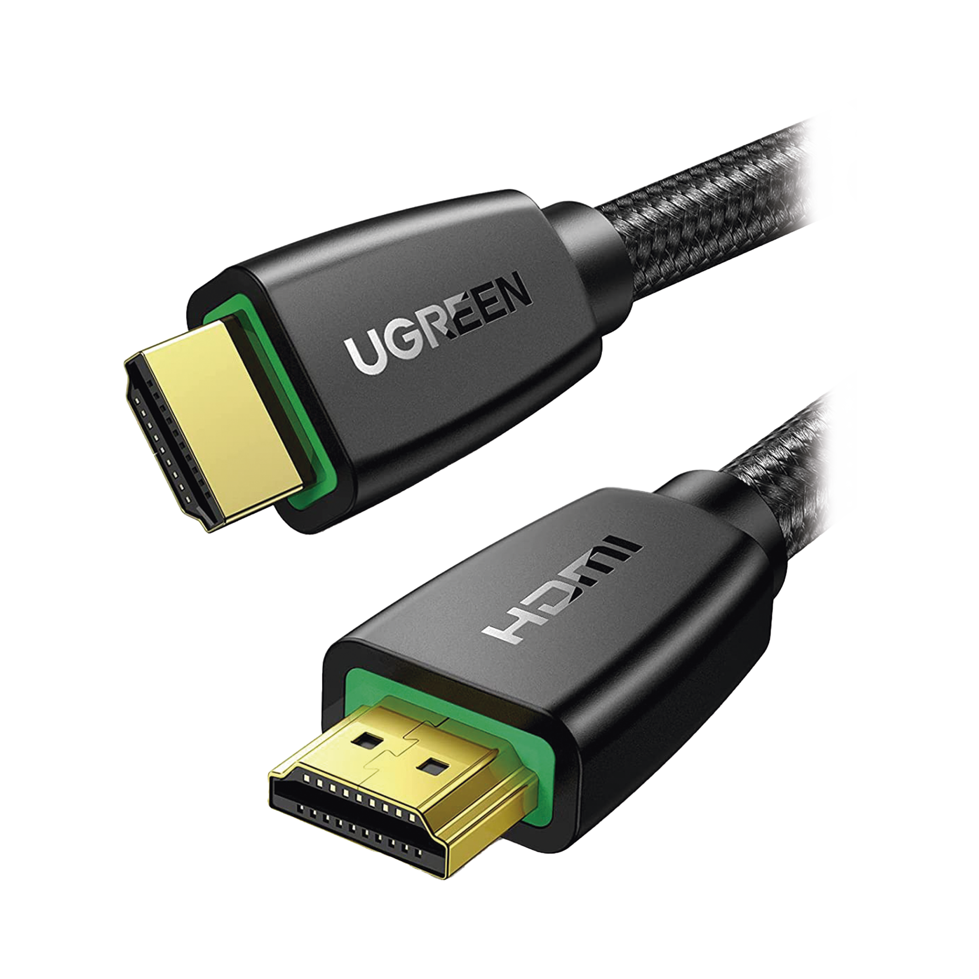 UGREEN - Cable HDMI 2.0  de Nylon Trenzado / 5 m / 4K@60Hz / HDR / 3D / HEC (Canal Ethernet HDMI) / ARC (Canal de Retorno de Audio / Color Profundo de 48 bits / Audio de 32 canales / HDCP 2.2 /Audio DTS: X / 18 Gbps / Blindaje de 4 capas