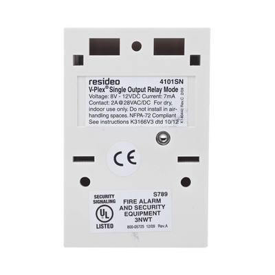 HONEYWELL HOME RESIDEO - Modulo de expansión Vplex de una zona con Relevador