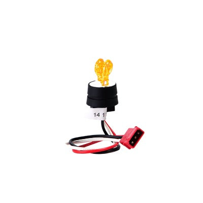 FEDERAL SIGNAL - Estrobo para fuente 600-151 con cable de 20.3 cm, color ámbar