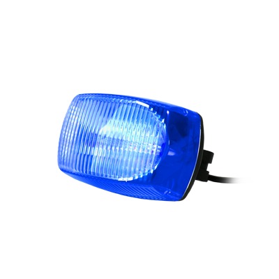 FEDERAL SIGNAL - Luz Estroboscópica Frontal para Motocicletas. Color Azul.