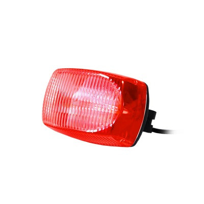 FEDERAL SIGNAL - Luz estroboscópica frontal para motocicletas, color rojo