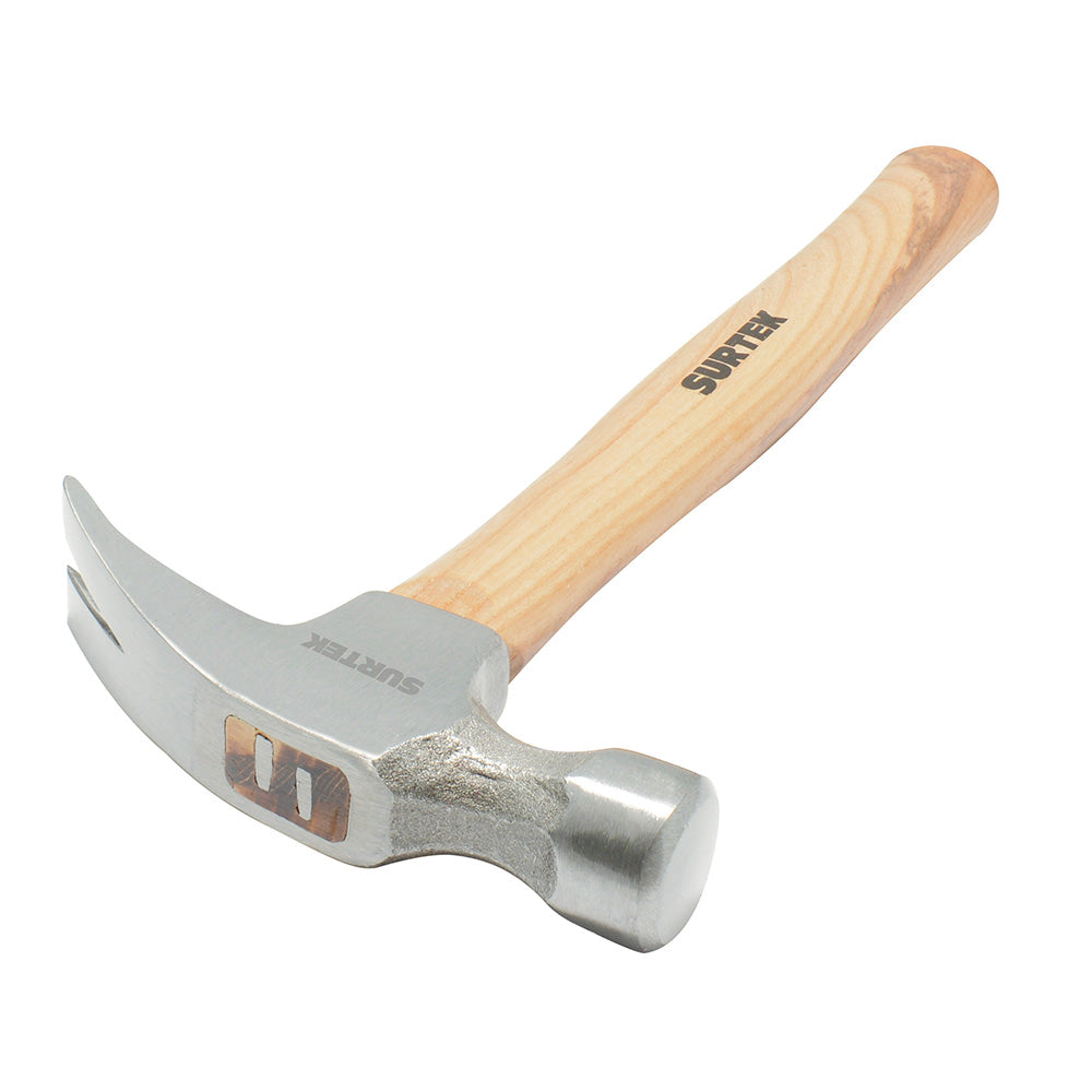 Martillo uña rect mgo mad 16oz