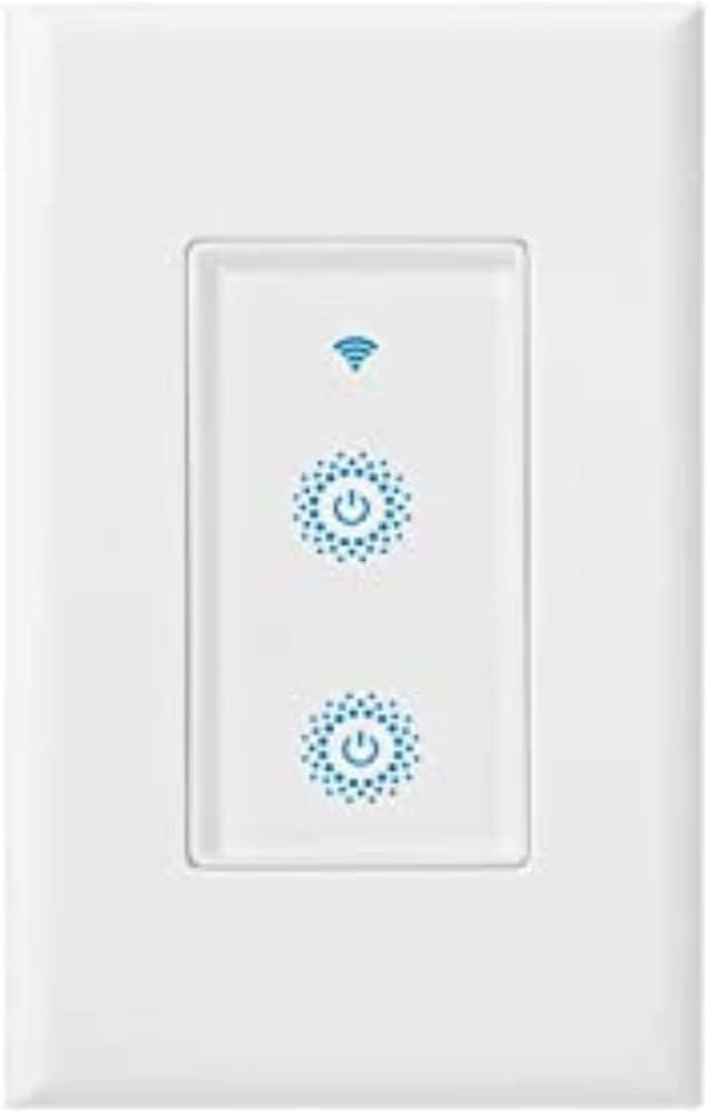 NEXTEP SOLUCIONES - Interruptor Nextep Smart de Luz Pared Táctil Doble Control Wi-Fi