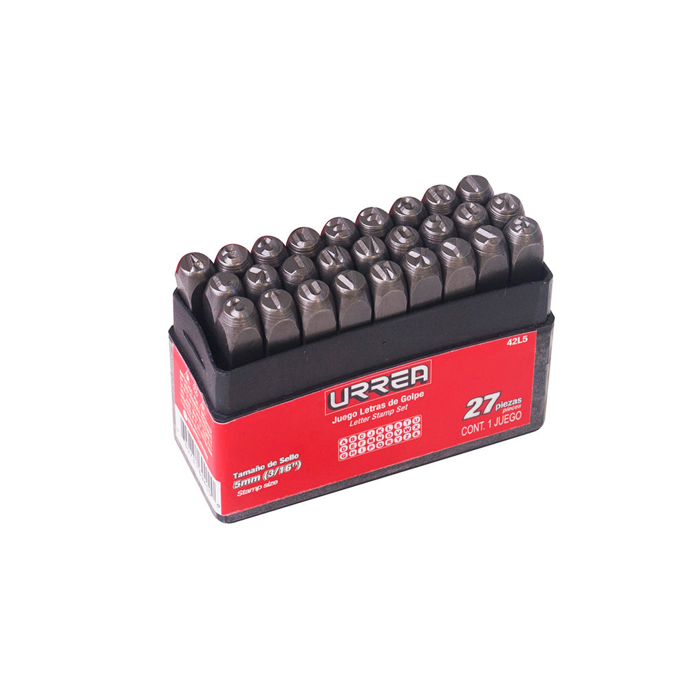 Jgo let  inA-Z in golpe 5mm 27pz