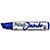 SIGNAL - Marcador Permanente Signal Jumbo Azul C/4 Pzas