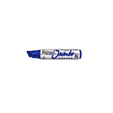 SIGNAL - Marcador Permanente Signal Jumbo Azul C/4 Pzas