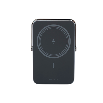 UGREEN - Power Bank Serie UNO Inalambrico | 10000mAh | 7.5W/20W  |  Con Emojis de Estado | Carga Rápida USB-C Bidireccional  | Pantalla TFT  Inteligente | Con Holder | Color Grey.