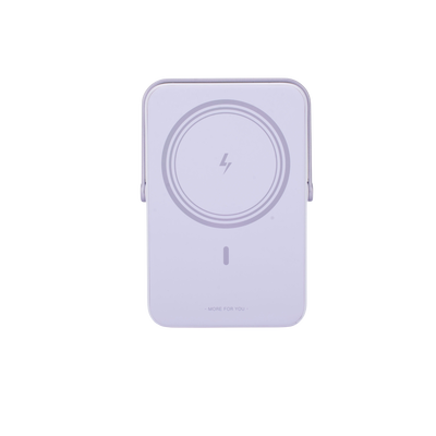 UGREEN - Power Bank Serie UNO Inalambrico | 10000mAh | 7.5W/20W  |  Con Emojis de Estado | Carga Rápida USB-C Bidireccional  | Pantalla TFT  Inteligente | Con Holder | Color Purple.