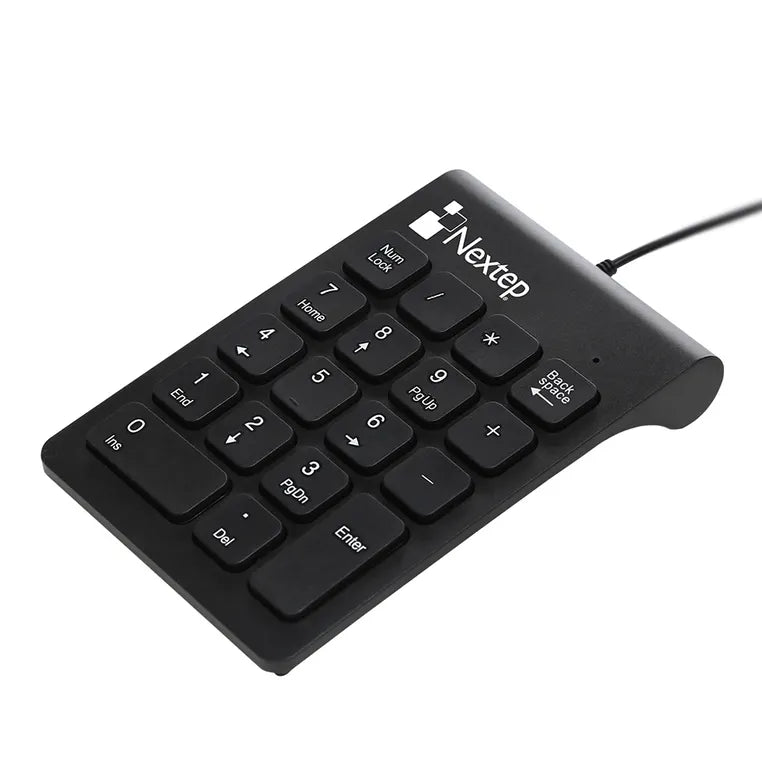 NEXTEP SOLUCIONES - Teclado Nextep Numerico Alambrico Usb 18 Teclas
