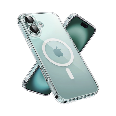 UGREEN - Funda protectora magnética transparente UGREEN Classy para iPhone 16 Plus (transparente)