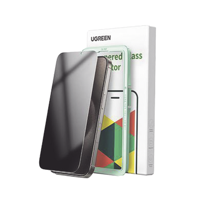 UGREEN - Protector de pantalla UGREEN HD con marco de instalación para iPhone 16 Pro Max (paquete de 1)