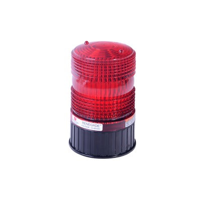FEDERAL SIGNAL - Estrobo Renegade, color rojo con montaje permanente